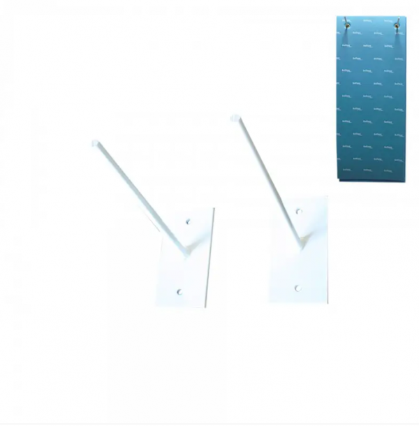 Suporte parede Colchonetas com buracos duas peças Suporte parede Colchonetas com buracos duas peças